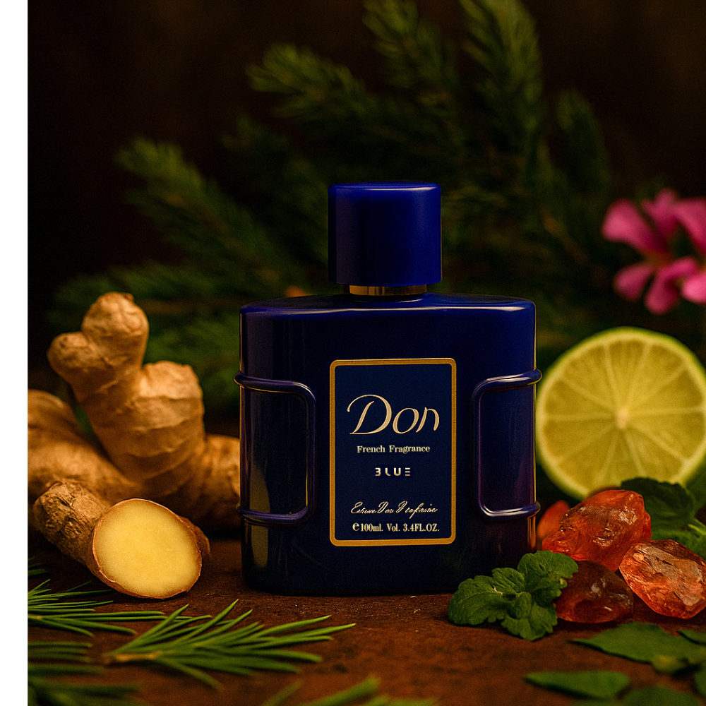 Don Blue Perfume Bottle 100ml Woody Aromatic Fragrance for Men